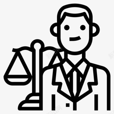 律师职业10直系亲属图标图标