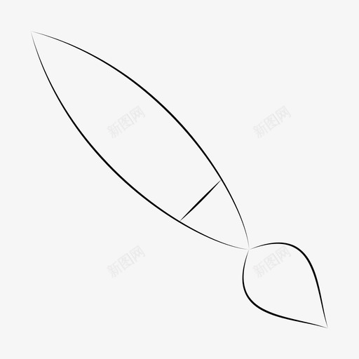 画笔画笔工具手绘图形图标svg_新图网 https://ixintu.com 图形设计 工具 手绘 画笔