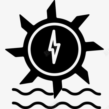 水力发电能源49铭文图标图标