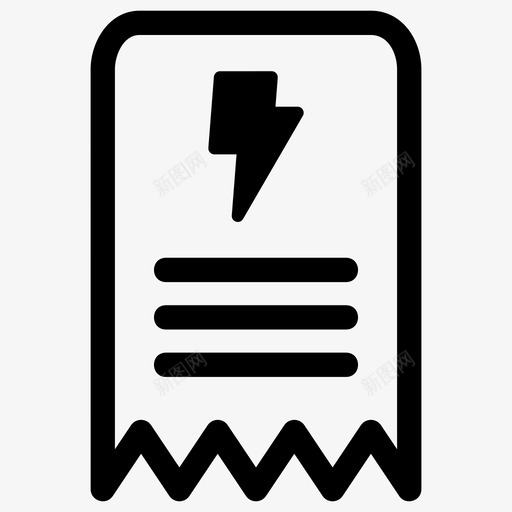 帐单帐单付款业务图标svg_新图网 https://ixintu.com 业务 付款 发票 帐单 收据