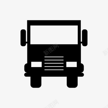 卡车设备电机图标图标