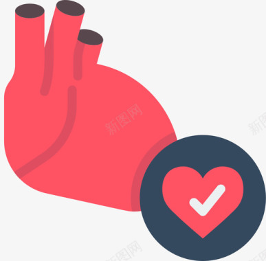心脏戒烟14平淡图标图标