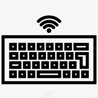 键盘无线硬件类型图标图标