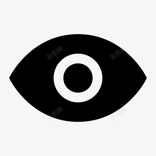红眼视觉照片编辑字形图标svg_新图网 https://ixintu.com 字形 照片 红眼 编辑 视觉