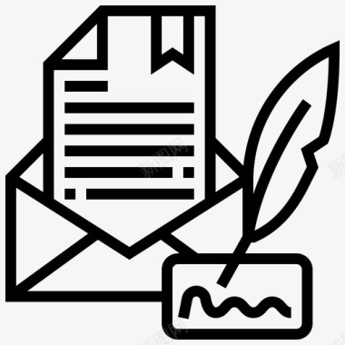 信件邮政服务13直邮图标图标