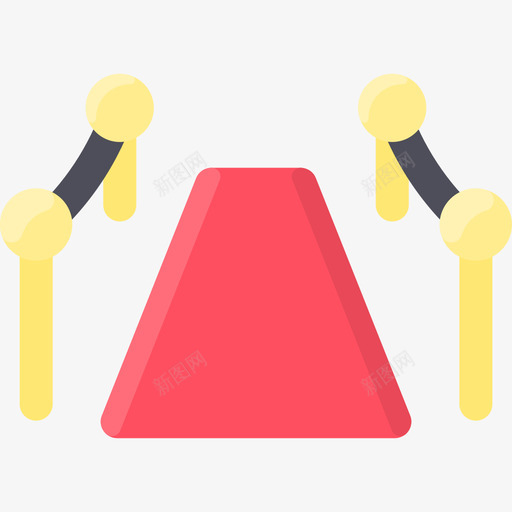 红地毯电影14平铺图标svg_新图网 https://ixintu.com 地毯 平铺 电影