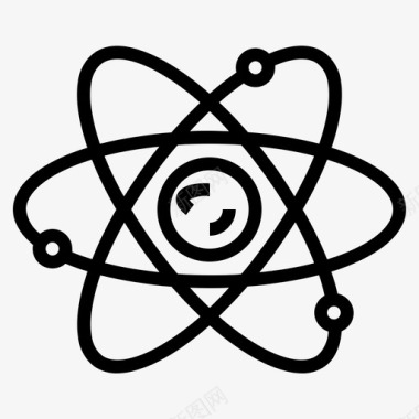 原子化学物理图标图标