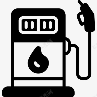 燃料汽油加油站图标图标