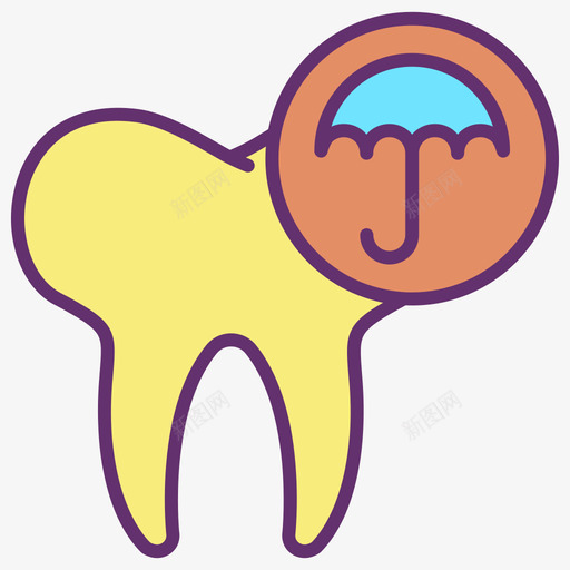 牙科护理牙科40线性颜色图标svg_新图网 https://ixintu.com 护理 牙科 线性 颜色