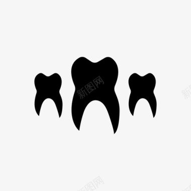 牙医牙科医学图标图标