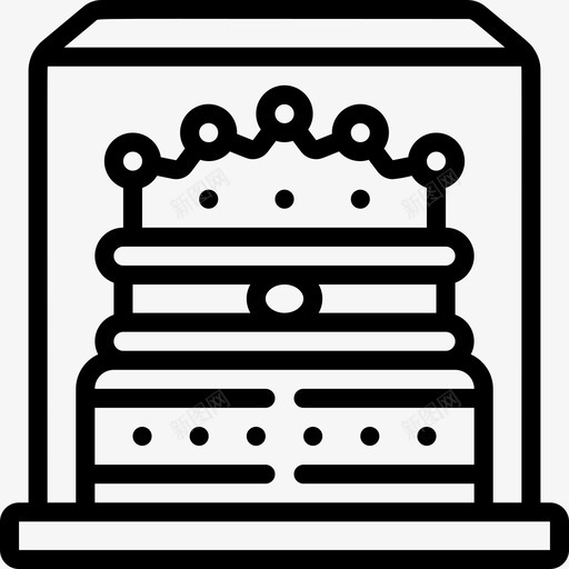 皇冠君主制3直系图标svg_新图网 https://ixintu.com 君主制 皇冠 直系