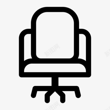 办公椅设备液压椅图标图标