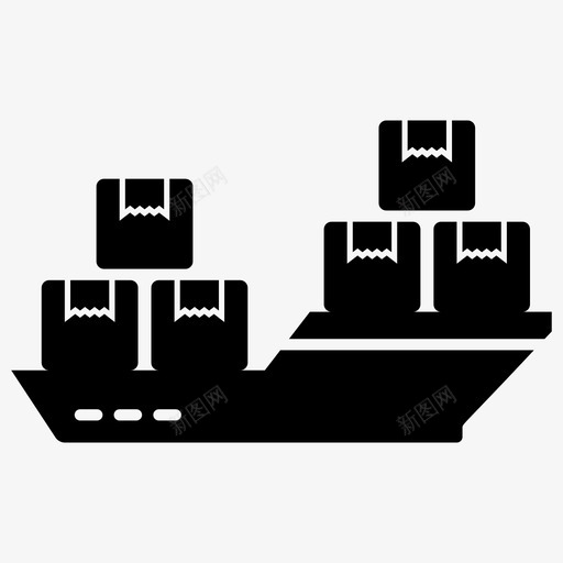 货船集装箱装载集装箱运输图标svg_新图网 https://ixintu.com 仓库 图标 立体 立体图 装载 货船 货轮 集装箱 集装箱运输