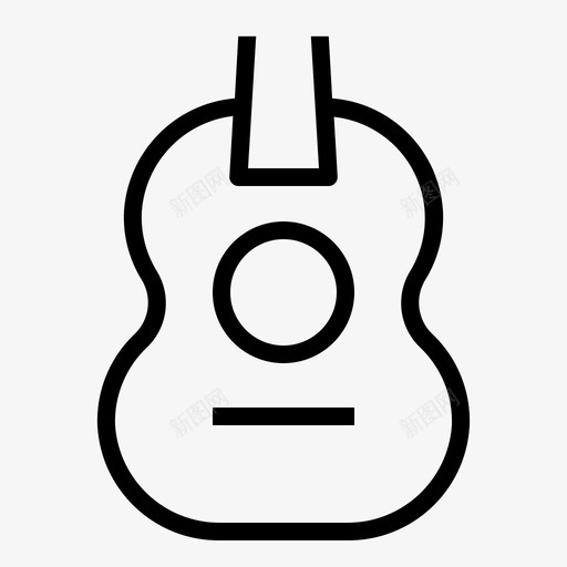 吉他原声音频图标svg_新图网 https://ixintu.com 乐器 原声 吉他 声音 音乐 音频