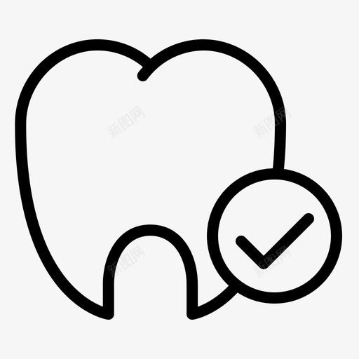 好牙护理牙齿图标svg_新图网 https://ixintu.com 好牙 护理 牙科 牙齿 诊所