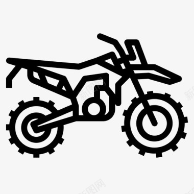 耐力摩托车摩托车手车辆图标图标