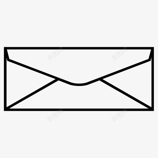 信封信图标svg_新图网 https://ixintu.com 信封