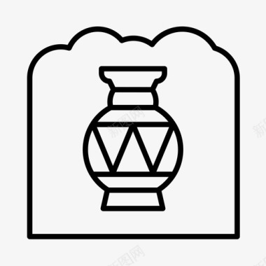 考古学档案馆美术馆图标图标