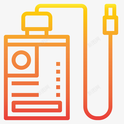 电源组摄影100梯度图标svg_新图网 https://ixintu.com 摄影 梯度 电源