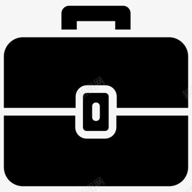 公文包随身行李手提箱图标图标