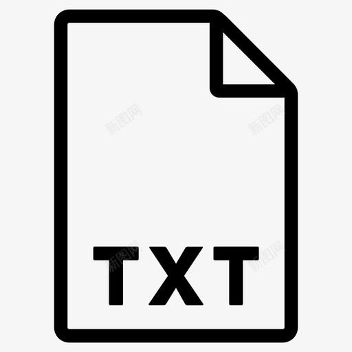 txt格式文件文本图标svg_新图网 https://ixintu.com txt 文件 文本 格式