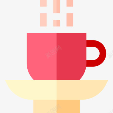 咖啡杯就业22扁平图标图标