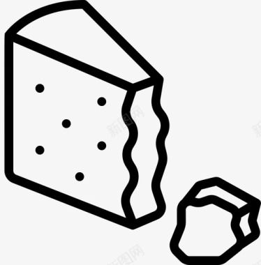 奶酪奶酪2直线型图标图标