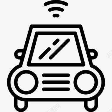 汽车互联网交通图标图标