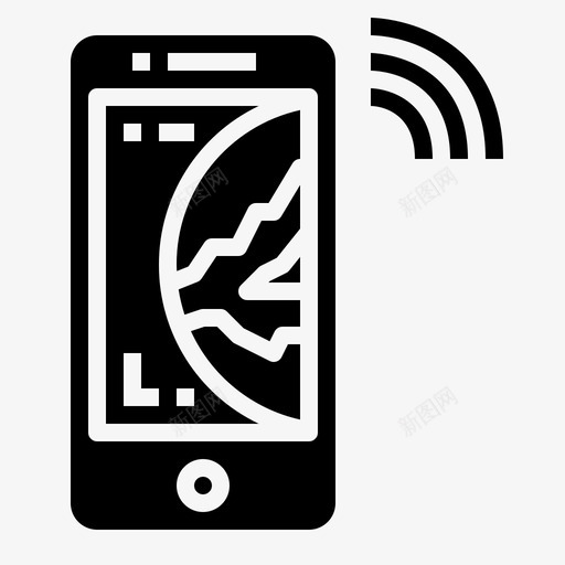 智能手机iphone技术图标svg_新图网 https://ixintu.com iphone 固态 手机 技术 智能 触摸屏