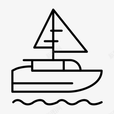 帆船web界面2月系列v6图标图标