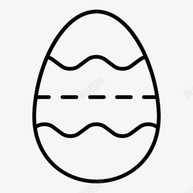复活节彩蛋装饰品彩蛋图标图标