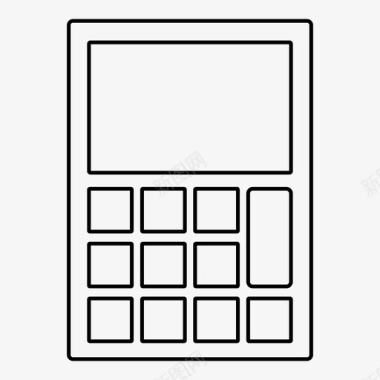 计算器教育数学图标图标