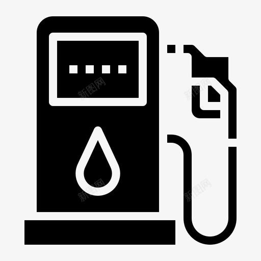 汽油预算和费用填充图标svg_新图网 https://ixintu.com 填充 汽油 费用 预算