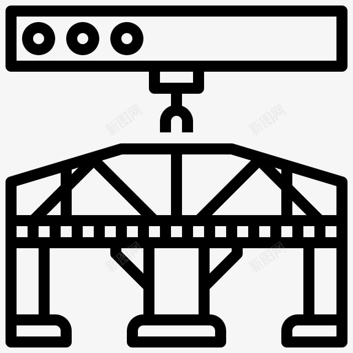 三维桥梁三维打印机人工智能图标svg_新图网 https://ixintu.com 三维 人工智能 填充 工程设备 建模 打印机 桥梁 电子 输出