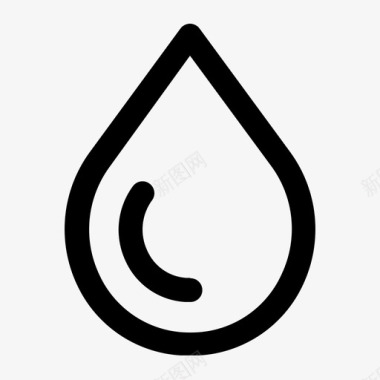 水饮料滴水图标图标