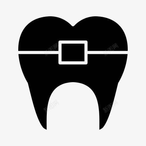 牙齿牙刷健康图标svg_新图网 https://ixintu.com 健康 口腔 牙刷 牙齿