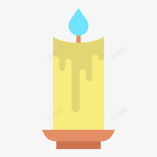 蜡烛美容和spa11扁平图标svg_新图网 https://ixintu.com spa 扁平 美容 蜡烛