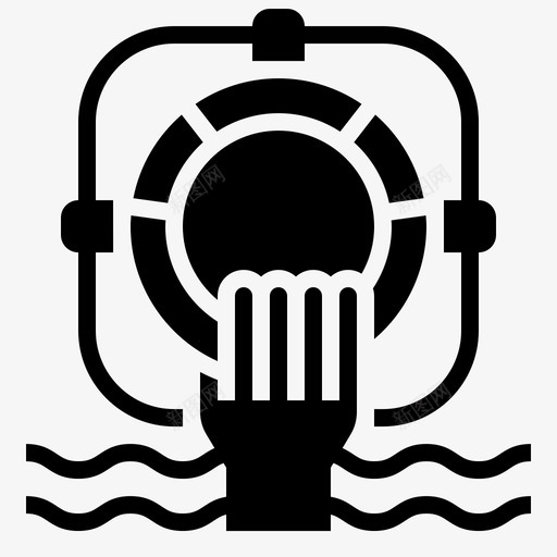 浮标帮助生命图标svg_新图网 https://ixintu.com glyph 帮助 拯救 支持 浮标 游泳池 生命