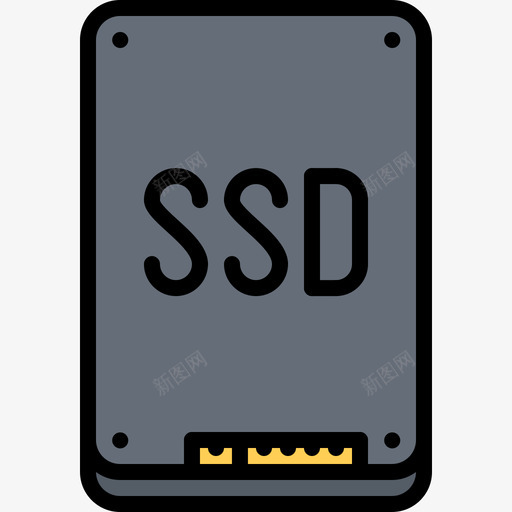 Ssd驱动器计算机53彩色图标svg_新图网 https://ixintu.com Ssd 彩色 计算机 驱动器