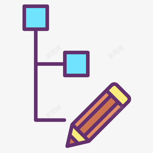 结构平面113线性颜色图标svg_新图网 https://ixintu.com 平面设计 线性 结构 颜色