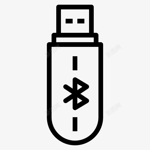 usb蓝牙配件电脑图标svg_新图网 https://ixintu.com usb 电脑 电脑配件 蓝牙 配件 闪存盘