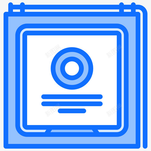Cpu计算机54蓝色图标svg_新图网 https://ixintu.com 蓝色 计算机