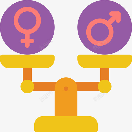 性别平等女权主义25平淡图标svg_新图网 https://ixintu.com 女权主义 平淡 性别平等