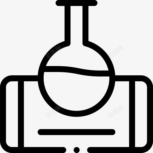 化学教育264线性图标svg_新图网 https://ixintu.com 化学 教育 线性