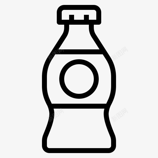 瓶瓶和容器线性图标svg_新图网 https://ixintu.com 容器 线性