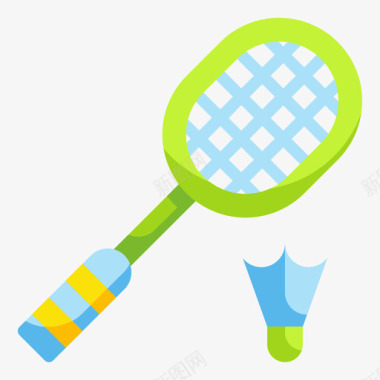 羽毛球运动163平手图标图标