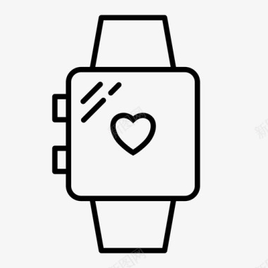 智能手表健康科技图标图标