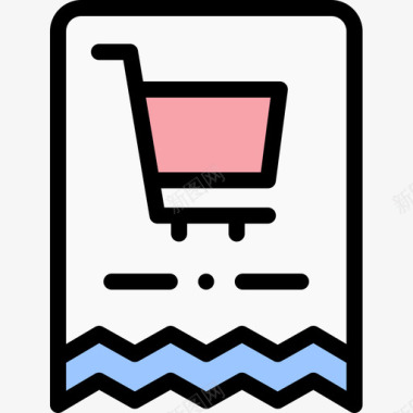 比尔网上购物58线性颜色图标图标