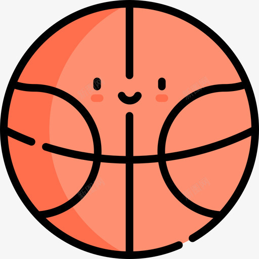 篮球运动158线性颜色图标svg_新图网 https://ixintu.com 篮球 线性 运动 颜色