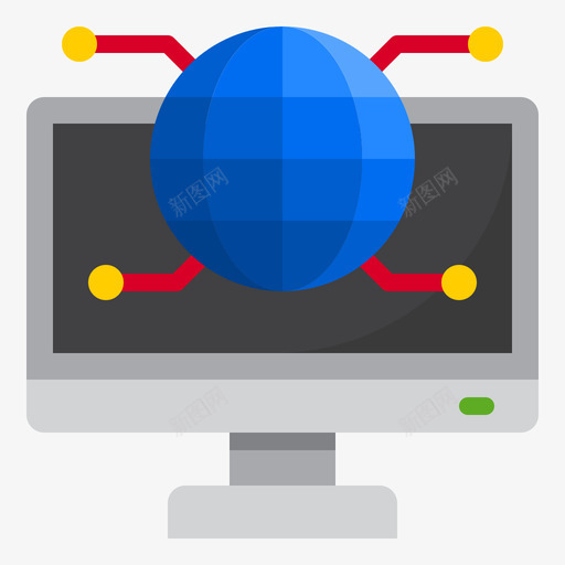 全局计算机应用5平面图标svg_新图网 https://ixintu.com 全局 平面 应用 计算机